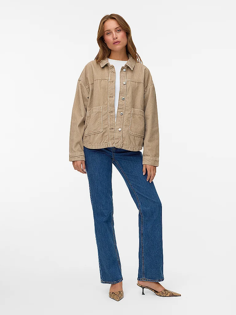 Vêtements Vero Moda VMJAMIE LS CORDUROY SHACKET MIX NOOS pour Femme - vue 4